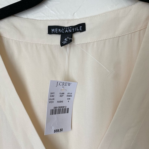 NWT J. Crew peplum wrap top▪️size 4 - Picture 4 of 8